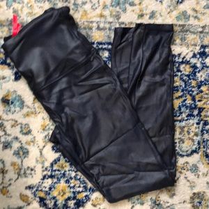 Spanx faux leather leggings